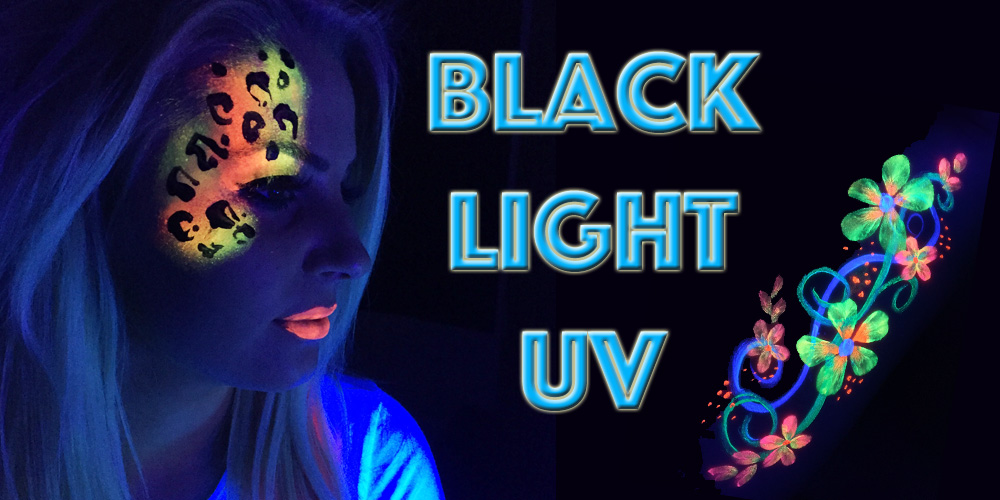 Glow in the dark black light paint