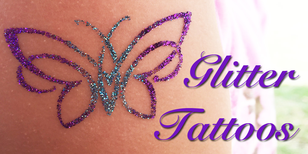 Glitter tattoos